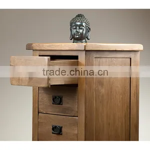 Wooden 5 Chest of Drawer Bedside Table thumbnail-4