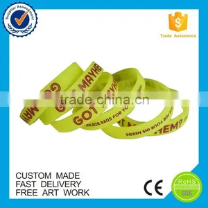 Personalized Bulk Cheap Silicone Custom Skull Wristband thumbnail-2