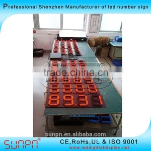 Canada 10inch Red LED Diesel Price Changer LED Oil Price Sign thumbnail-1