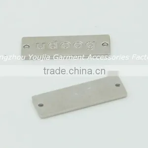 OEM Fashion Style Engraved Metal Label Jeans Tag thumbnail-4