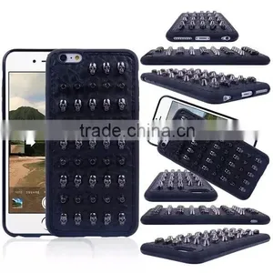 Innovative Skull Metal Tpu Rivet Case for Iphone6 Plus thumbnail-1