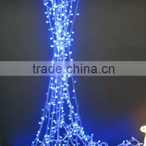 LED Curtain Light Blue Interconnecting thumbnail-1