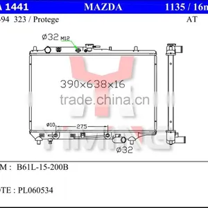 Auto Radiator for Mazda Protege 90-94 AT B6IL-15-200B thumbnail-1
