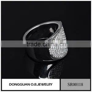 Latest Engagement Ring Wedding Ring Designs Zircon Diamond Women Jewelry Gemstone Ring Design thumbnail-3