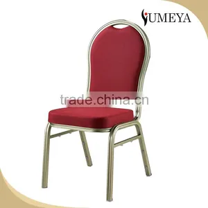 Wholesale Hotel Furniture Banquet Hall Chair Aluminum Frame Used Banquet Chair for Sale thumbnail-3
