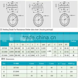 ZE12000 A Special Welding Rectifiers Diode thumbnail-4