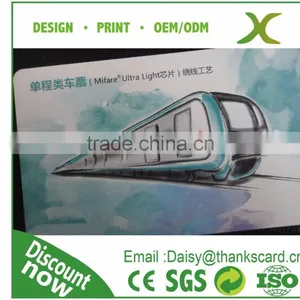 13.56MHz Smart ic Card/ Mi.fare Ultralight Card/Metro Ticket Card Printing thumbnail-1