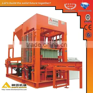 Road Construction Equipment QTY8-15 Automatic Concrete Block Machine thumbnail-1