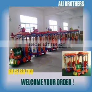Electric Train Shoppibng Mall Rides Christmas Fun Train thumbnail-3