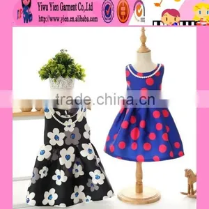 2016 Flower Princess Dress Modern Children Dress One Piece Baby Latest Children Dress Designs thumbnail-6