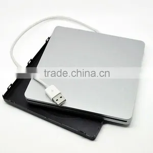 USB 2.0 Slim External Case Enclosure for 9.5mm SATA CD DVD Burner Drive thumbnail-1