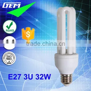 Best Selling 6500K Daylight E27 B22 Economic Energy Saving 3U Lamp 32W thumbnail-1