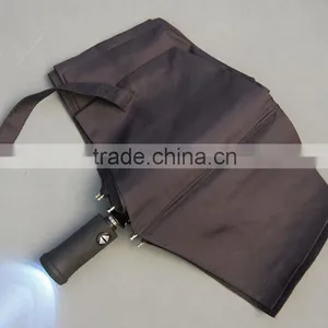 Cheap Foldable Automatic Umbrella LED Umbrella Handle thumbnail-3
