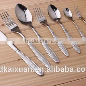 Delicate Clover Sign Stainless Steel Flatware Set KX-S020 thumbnail-1