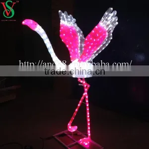 New Led Flamingo Sculpture Lights thumbnail-1