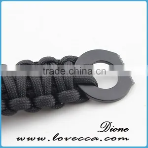 2016 Adjustable Premium Fishing Wilderness Tool Paracord Survival Bracelet thumbnail-3