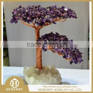 New Fashion Gemstone Connectors Wholesale Polished Well Amethyst thumbnail-1