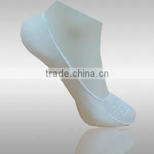White no Show Boat Socks,lady Boat Socks thumbnail-1