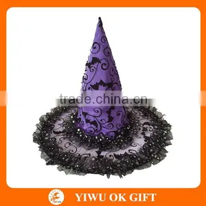 Halloween Fancy Dress Costumes Witch Hat thumbnail-4