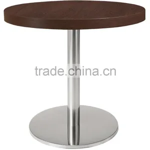 Commercial Cheap Round Table Top Metal Legs Restaurant Dining Table thumbnail-1