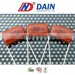 0.001uf to 0.033uf 1000VDC to 2000VDC PPS Polypropylene Film High Voltage Capacitor thumbnail-1