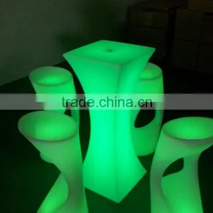 LED Light-emitting Furniture Nightclub Bar Chair of High-grade High Stool Light Bar Stools/Illuminated Chair thumbnail-4
