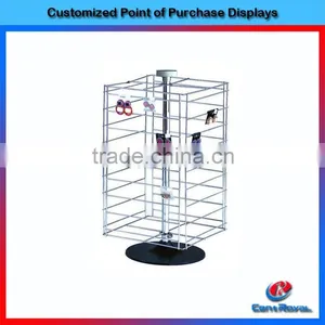Custom Rotating Wire Counter Spinner Rack for Earrings thumbnail-1