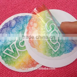 Eco-friendly Transparent Plastic Vinyl Sticker for Garment thumbnail-1