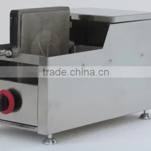 Stainless Steel Gas Style Four Slices 180 Degrees Rotated Industrial Square Gas Waffle Maker, Liege Belgian Gas Waffle Baker thumbnail-5