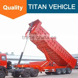Titan Cheap Heavy Sand Dump Truck Semi Trailer For Sale thumbnail-4