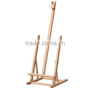 Bergino 78x78x202.7cm Wood Table Easel With Stands in Stock thumbnail-2
