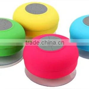 Water Resistant Mini Portable Shower Bluetooth Speaker With Sucker for Mobile Phone thumbnail-1