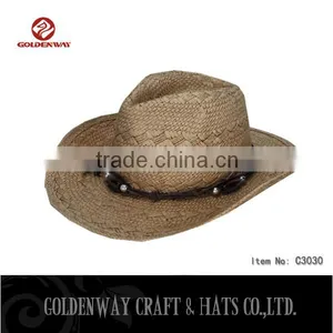 Supplier Recycled Paper Straw Man Made Cowboy Hats thumbnail-1