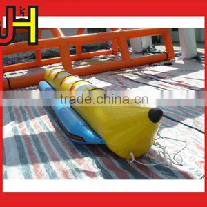 Use Yellow&Blue Inflatable Banana Boat For Sale thumbnail-2