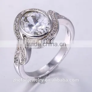 Anniversary Ring Jewelry Holiday Party Ring White Gold Jewelry thumbnail-1