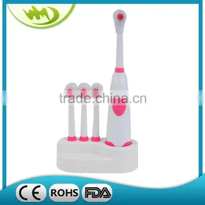 Battery Operated Adult Electric Toothbrush With Brush Head Holder thumbnail-3