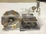 Copper With Antique Finished Horn Gramophone With Wooden Base Other Styles Available 1519 thumbnail-1