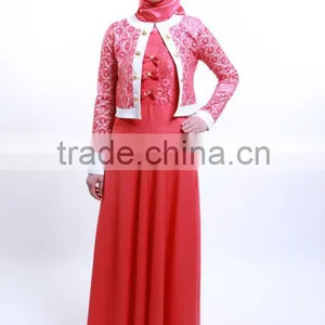 Wholesale New Design Modest Muslim Clothing Islamic Clothing Modest Dresses Abaya Islamic Wear thumbnail-2