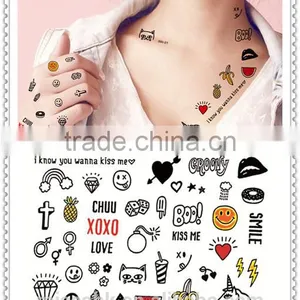 2016 Best Price Flash Tattoos Foil Gold Temporary Tattoo Sticker thumbnail-6