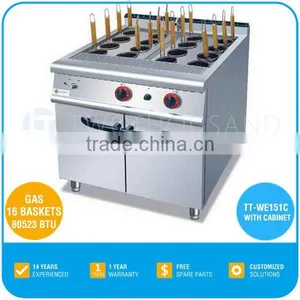 2017 Hot Sale Cooking Equipment for Soup - Noodle Cooking Machine, 16 Baskets, 80523BTU, 100KG, TT-WE151C thumbnail-1