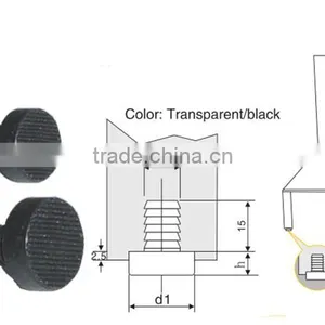 Furniture Table Leg Floor Soft Plastic Chair Nail Glides thumbnail-6