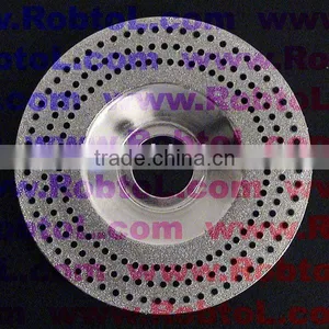 Electroplated Diamond Grinding Cup Wheel With Multi-Hole Steel Core/diamond Cutting Blade --- ELAY thumbnail-1