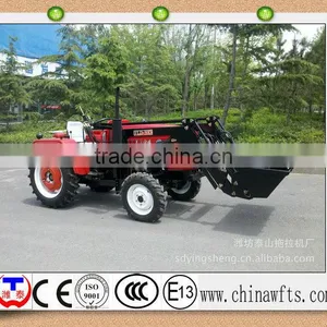 Hot Sale High Quality Matched 30hp Mini Tractor With Front End Loader and Backhoe Made in China With ce thumbnail-1