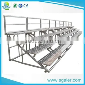 Portable Stage Folding Stairs Stage for Choirs thumbnail-1