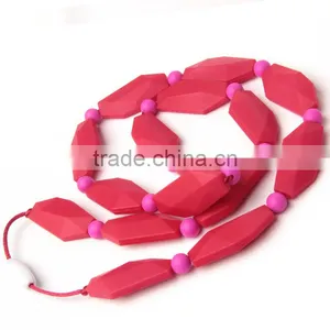 KEAN 10 Pcs per Color Necklace Silicone Teething thumbnail-5