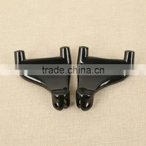 Black Passenger Peg FootPeg Mount For XL 883 1200 Sportster 04-13 10 11 thumbnail-3