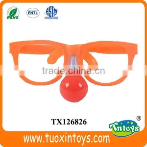 Plastic Funky Party Big Funny Glasses Clown Nose thumbnail-1