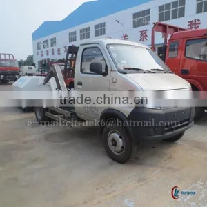 4*2 CHANGAN 3m3 Hook Lift Trash Truck for Sale thumbnail-1