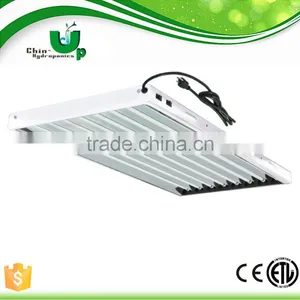 ETL Listed HO T5 24w 54w Fluorescent Tube Light Fittings / t5 Grow Light Reflector for Indoor Hydroponics System thumbnail-2