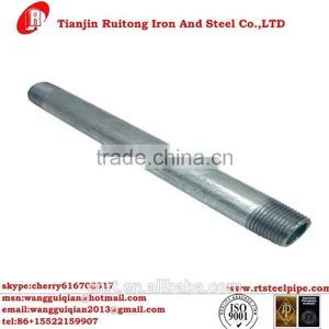 BS1387 Threaded End Hot Dipped Galvanized Steel Pipe thumbnail-1